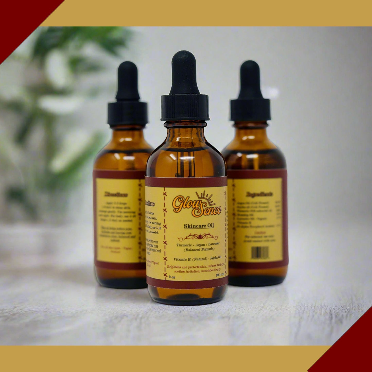 Skincare Oil / Turmeric, Argan, Lavender